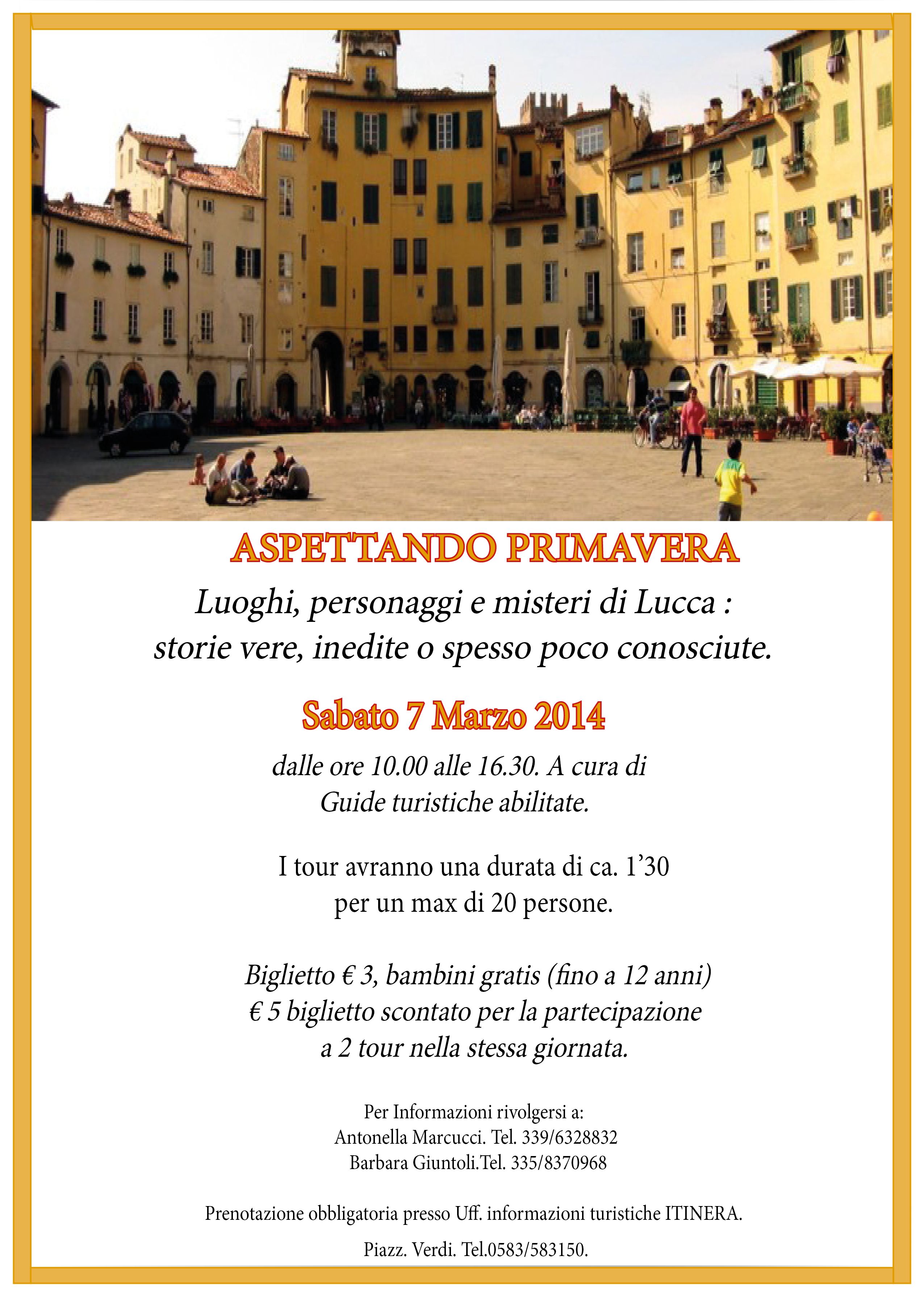 ASPETTANDO PRIMAVERA A LUCCA